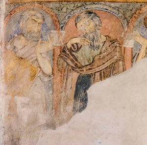 Fresco, Novacella Abbey, Bressanone, Trentino Alto Adige, Italy